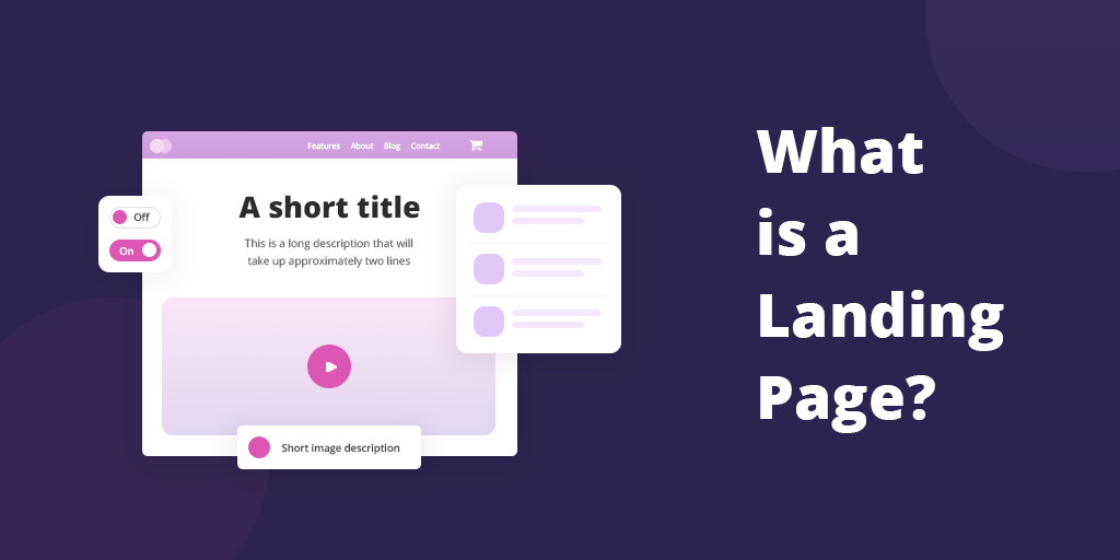 landing page