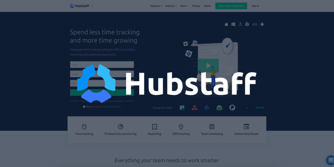 Hubstaff time tracker
