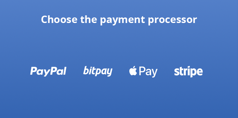 Choose the Payment Processor