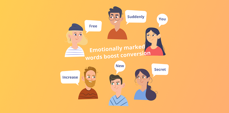 emotionally marked words boost conversion