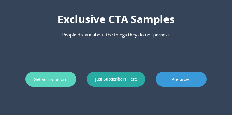 Exclusive CTA Samples