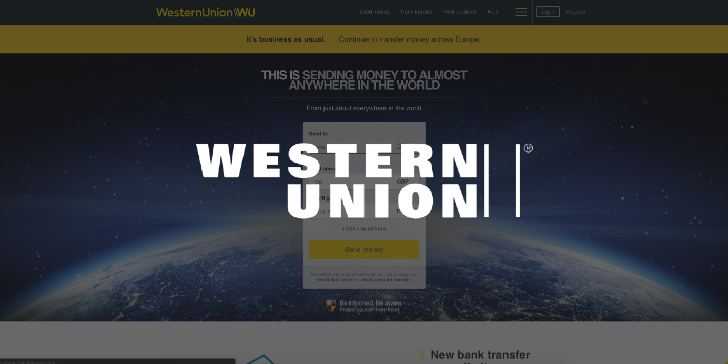 send money with Western Union