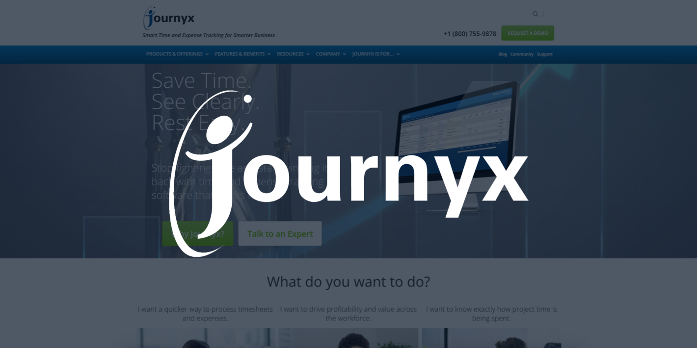 Journyx tracking software