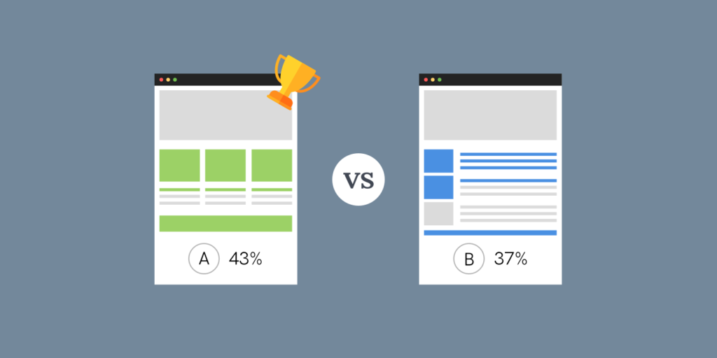 A/B Testing the Page