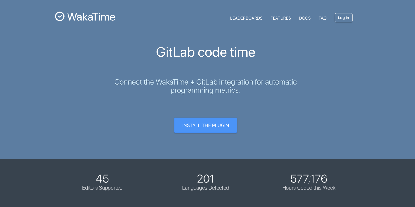 WakaTime and GitLab