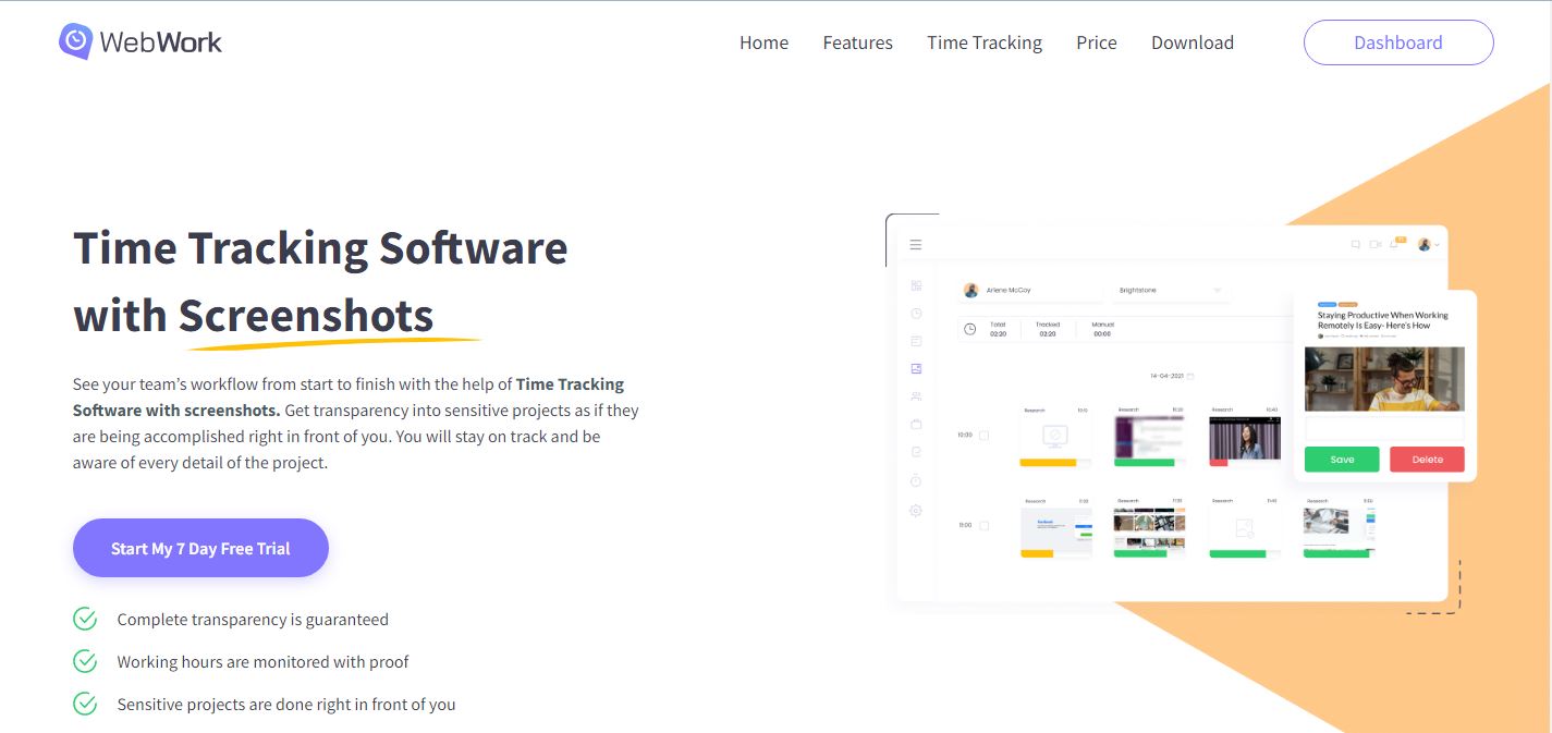 WebWork Time Tracker